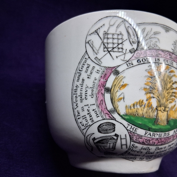 Antique Adams Of England Breakfast Cup Mug And Saucer Warranted Staffordshire - Picture 5 of 16